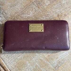Michael Kors Burgundy Wallet